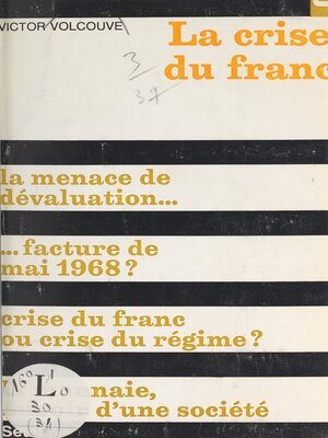 cover image of La crise du franc